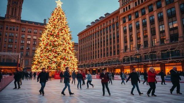 Festive Christmas staycation in San Francisco with ice skating.
