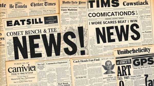 Vintage newspaper collage highlighting Clipper II launch in San Francisco.