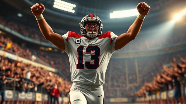 NFC Playoff Standings 49ers player celebrates victory on field.