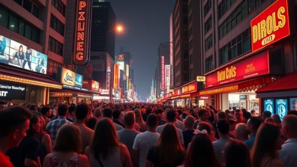 SF Downtown First Thursdays block party vibrant crowd enjoying music