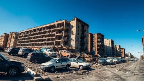 Gas Explosion in Hayward: destruction and debris