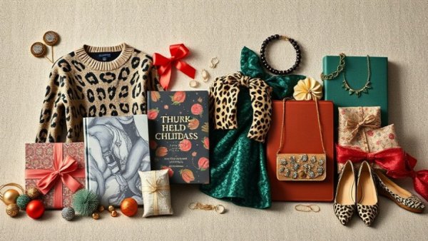 Stylish thoughtful holiday gifts featuring fashion and accessories.