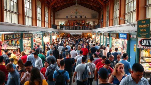 WCC Waves Winter Fair bustling with visitors exploring vibrant stalls