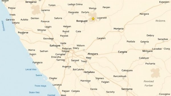 Detailed map pinpointing 4.0 earthquake in Sonoma County
