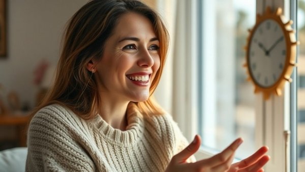 Cozy indoor scene with a woman, Turkish cotton bath sheets