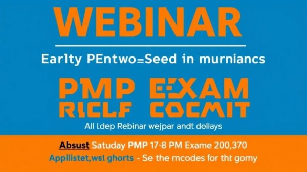 Free webinar on PMBOK 8 impact for 2026 PMP exam preparation.