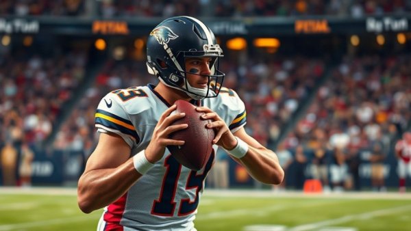 Purdy elevando la ofensiva de los 49ers en un partido de fútbol americano.