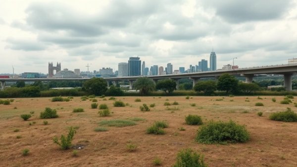 Open field near potential Costco development in West Oakland.