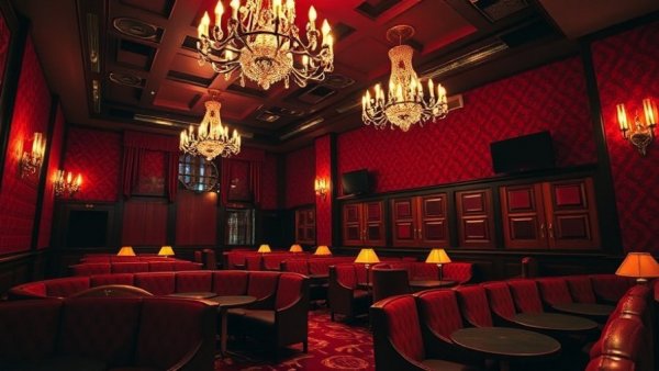 Elegant lounge for Puff Puff Laugh Comedy Show, San Francisco