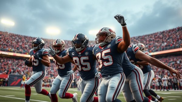 49ers players celebrate on the field as they chase No. 1 seed.