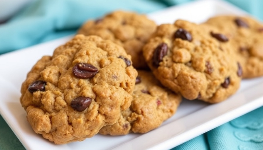 Pumpkin Spice Oatmeal Raisin Cookies