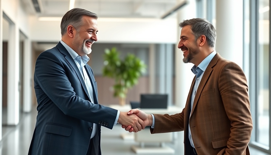 Professionals shaking hands in an interview, Power BI Interview Questions concept.