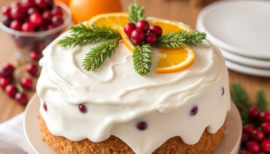 Cranberry Orange Holiday Cake