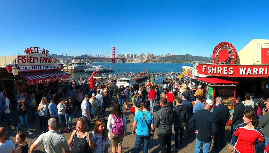 Fisherman's Wharf San Francisco activities bustling with tourists and performers.