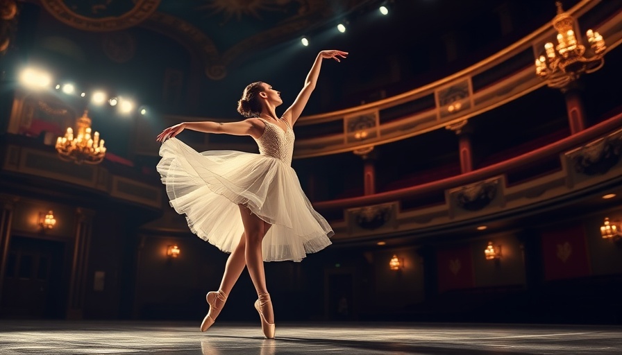San Francisco Ballet dancer performing gracefully on tour.