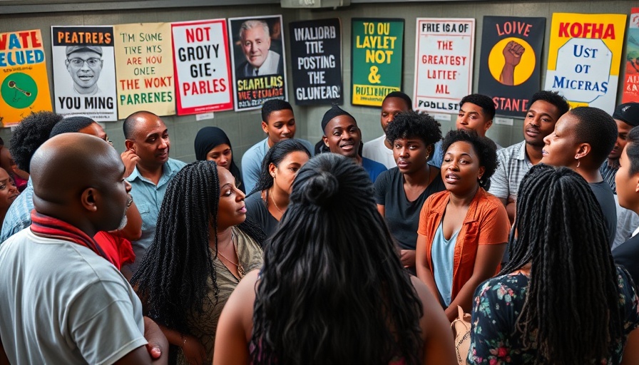 Diverse group engaged in discussion, California Black Freedom Fund.