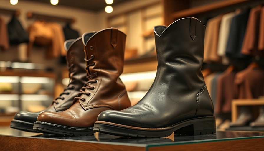 Must-have boots in a warm, stylish display.