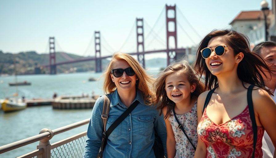 Family day out in San Francisco with kids, exploring the city.