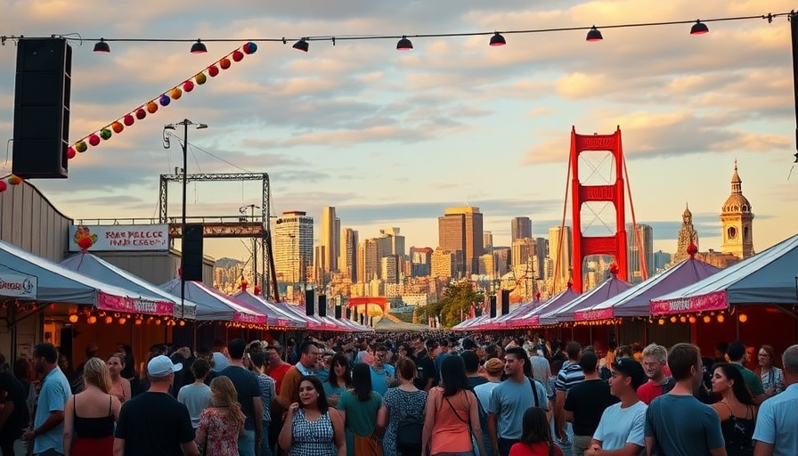 Colorful San Francisco festival scene in 2025.