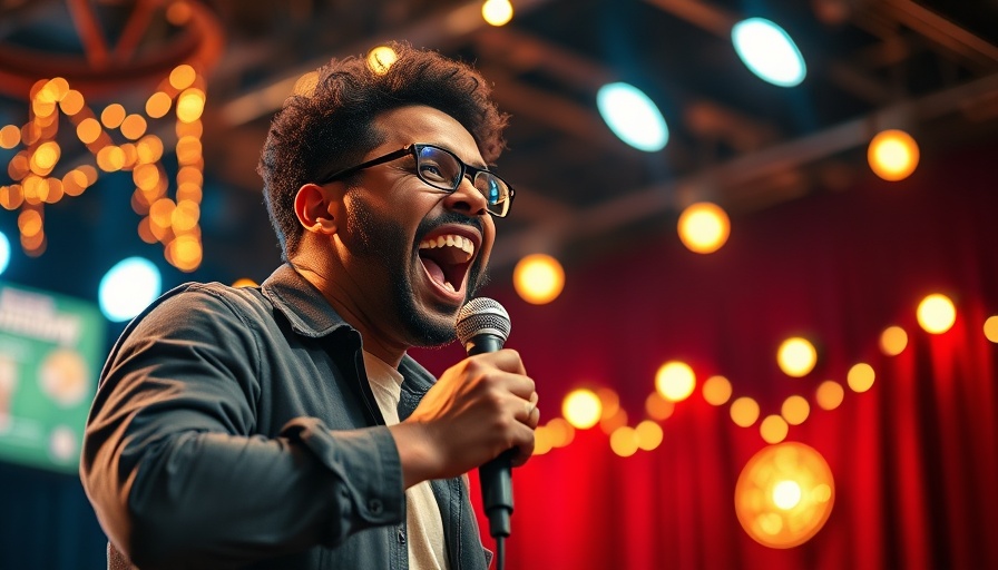 Comedian at Hook-Up Horror Stories Stand-Up Comedy Show in San Francisco.