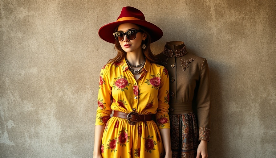 Assorted fall fashion essentials with vintage style