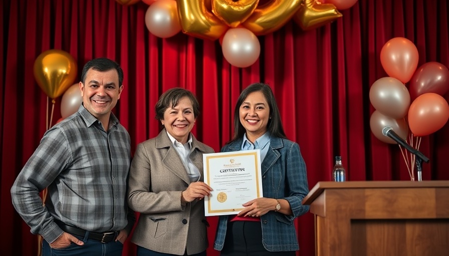 Group celebrating with certificate amid Embezzlement scandal SF SAFE.