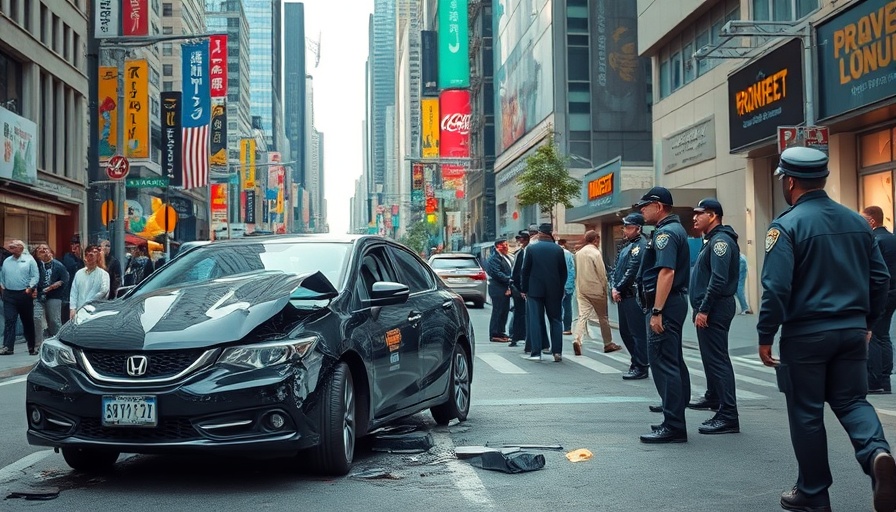 Police respond to damaged car on Market Street following motorist mayhem