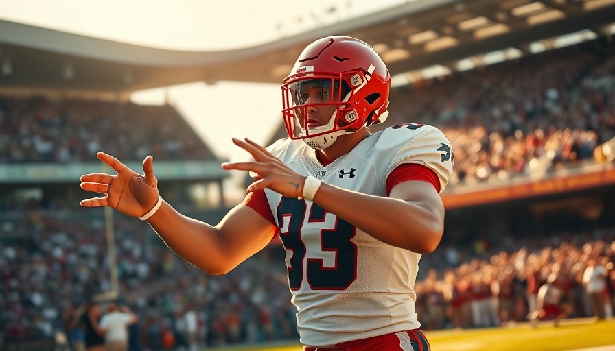49ers Power Rankings Week 4: Football player salutes fans in stadium.