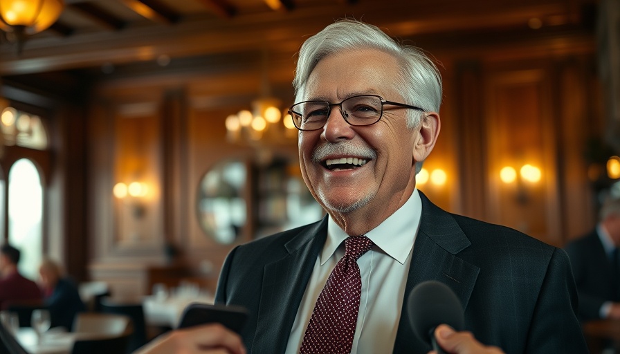 House of Prime Rib owner Joe Betz smiling in an interview.