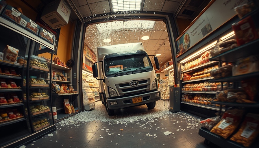Truck smashes through deli entrance during burglary, San Jose.