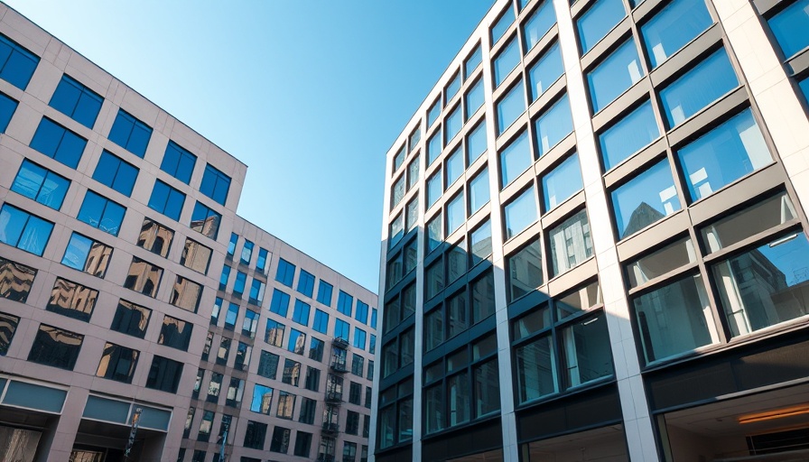 Modern building near Via Aurelia Tuscan restaurant San Francisco.