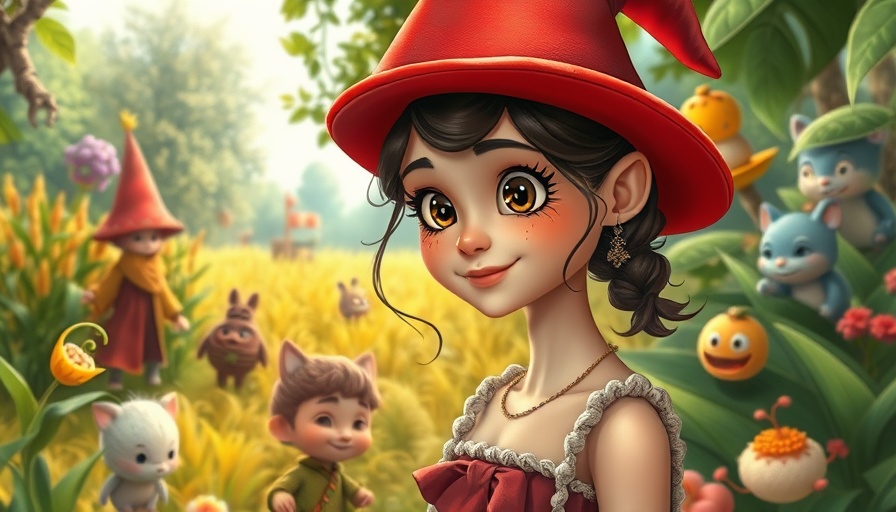 15 Year Anniversary Show whimsical fantasy scene with characters