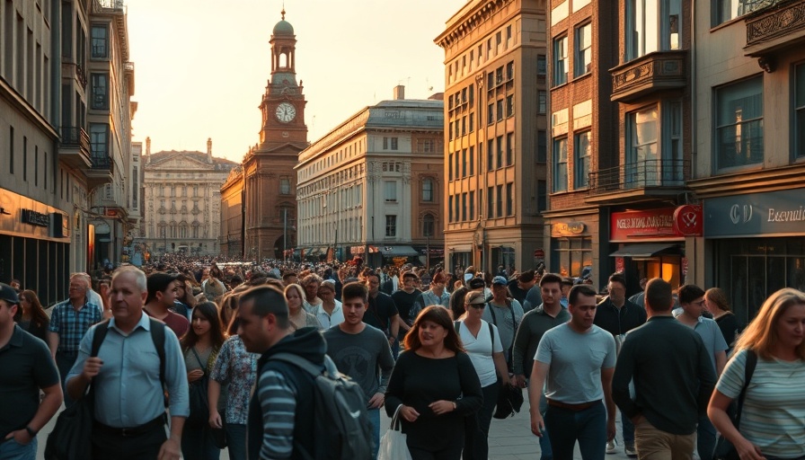 City street scene with people and architecture, Anthropic AI copyright settlement