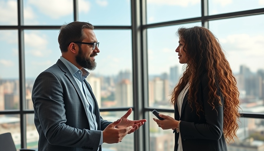 Project Director Role: Discussing strategy in a modern office.