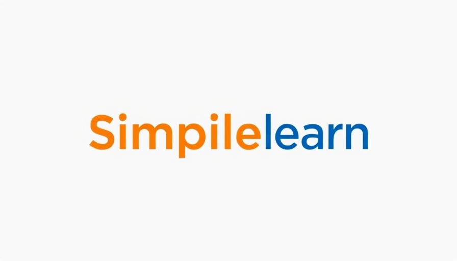 Simplilearn logo in orange and blue, centered design.