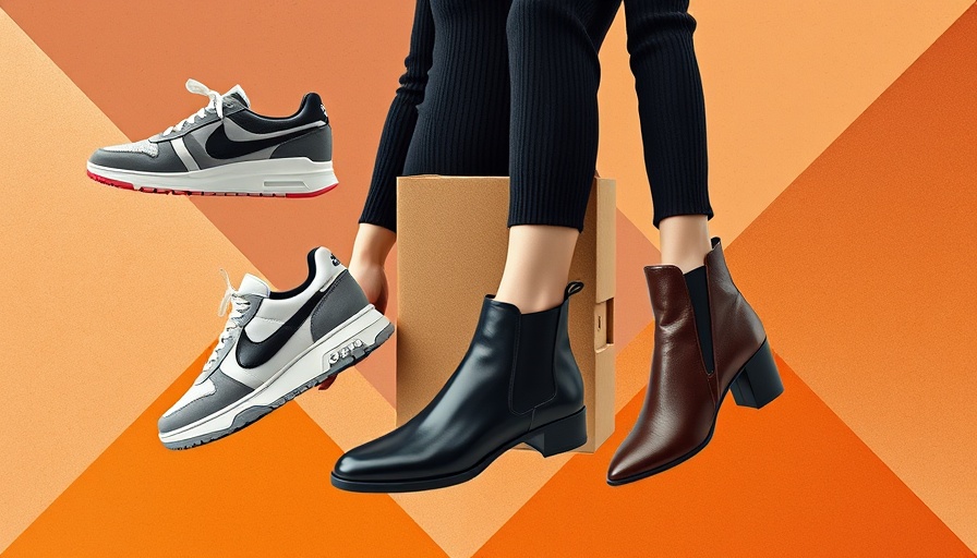 Stylish fashion collage for Shopbop Style Event Sale showcasing sneakers, loafers, and clothing.
