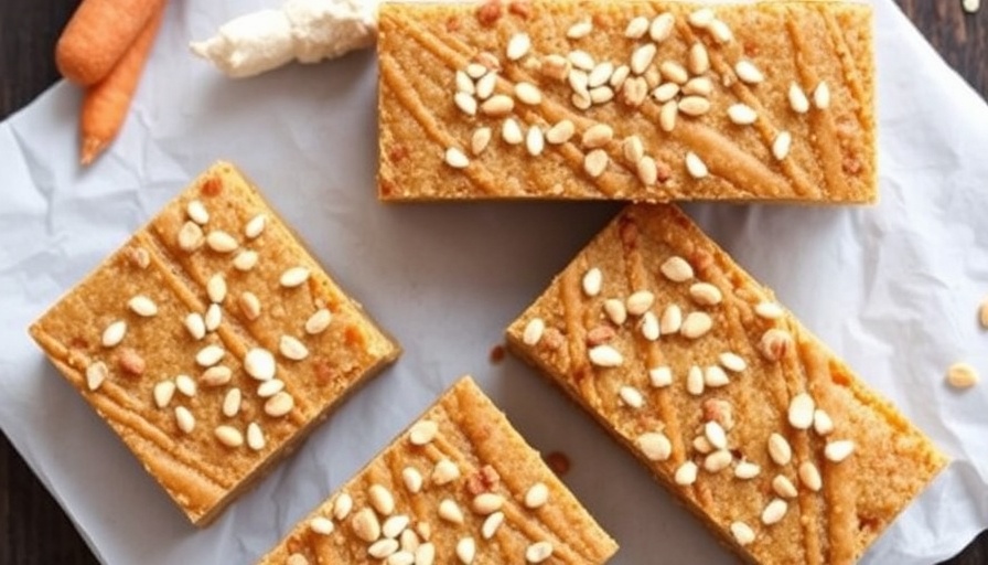 Carrot Cake Energy Bars