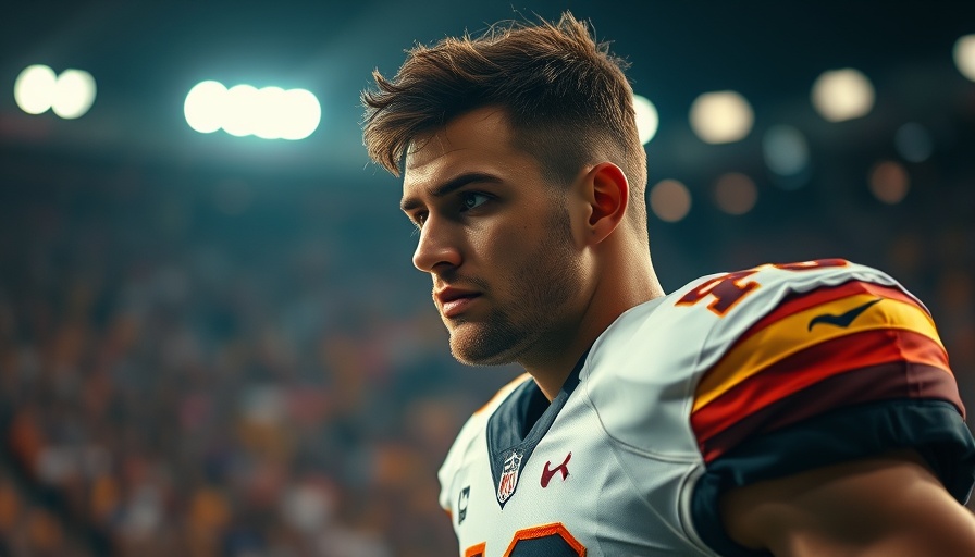 Mac Jones preparing for the game against the Rams, focused expression.