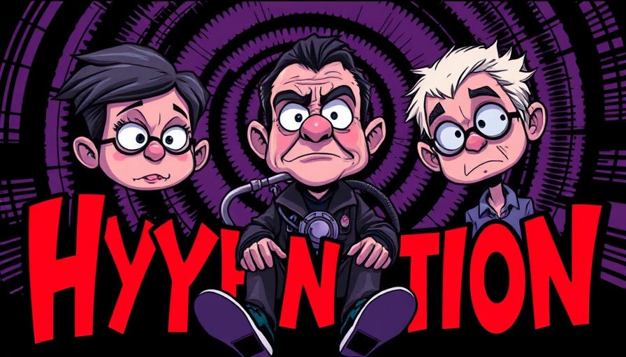Last Podcast on the Left Live Show Oakland poster with cartoonish characters.