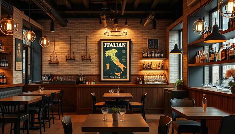 Italian comfort food in SoMa at a stylish bar with Italian decor.