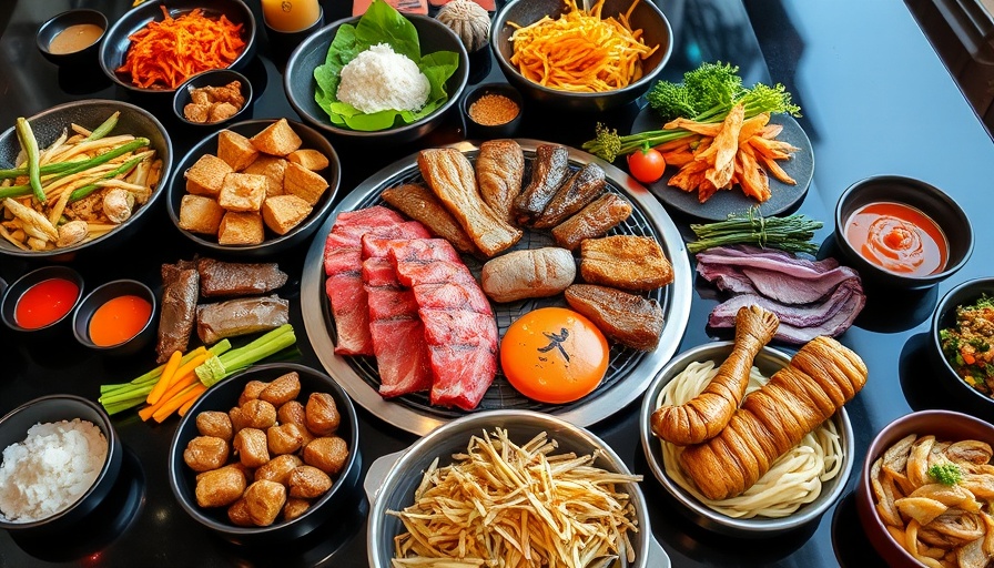 Delicious Korean BBQ spread and fun things to do in Bay Area October.