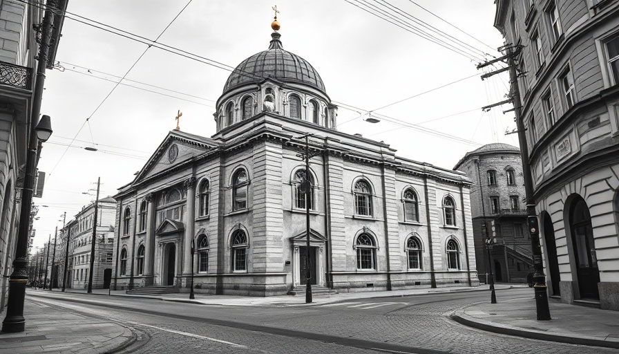 Historic synagogue in San Francisco, classic architecture, San Francisco History Night.