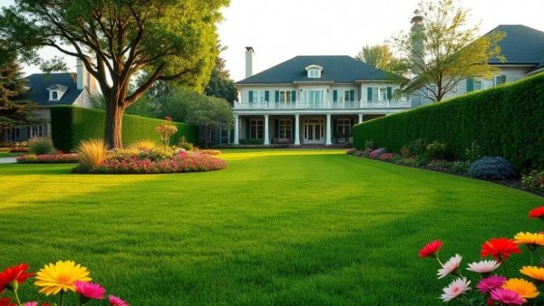 Long Island landscape design featuring elegant garden.