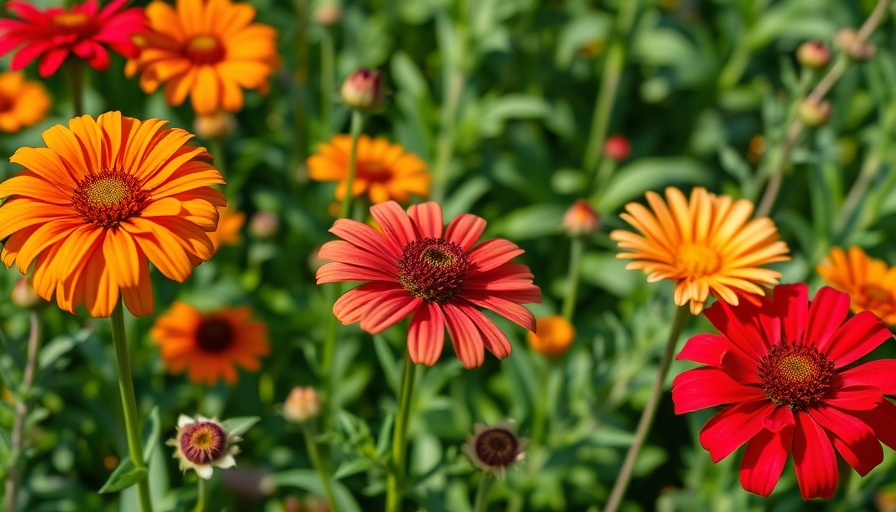 Drought-resistant wildflowers Long Island in vibrant bloom.
