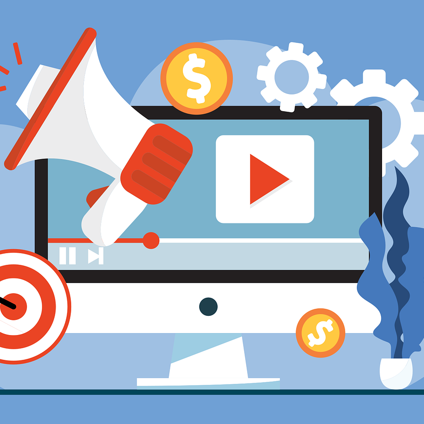 Infographic showing top tips for successful online video marketing.