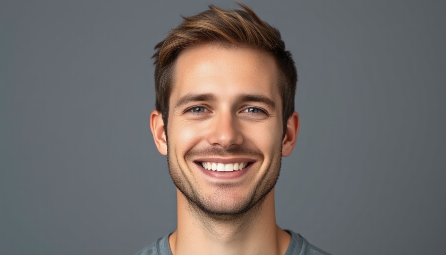 Smiling man in photorealistic portrait for bitcoin-only strategic reserve