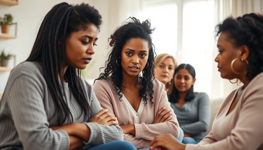 Women offering support on a couch, stop draining people.