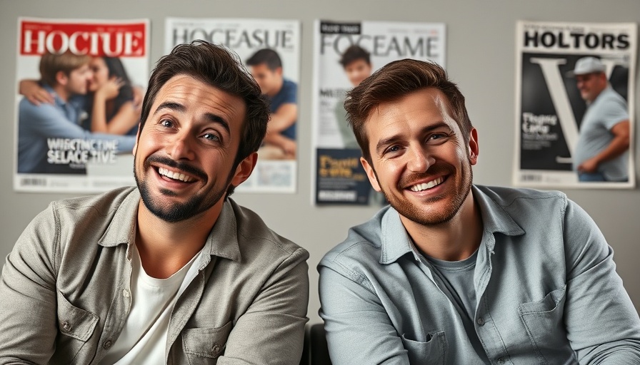 Magazine cover featuring two men smiling, IRS Influencer Tax Guidance context.