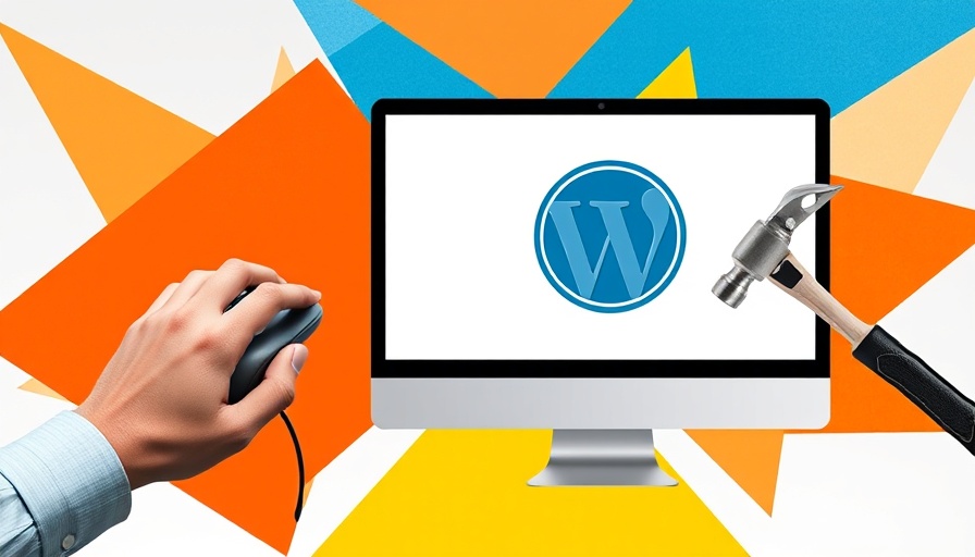 Stylized WordPress essentials collage for business growth