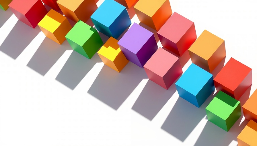 Protocept Innovation Strategy: colorful cubes with shadows